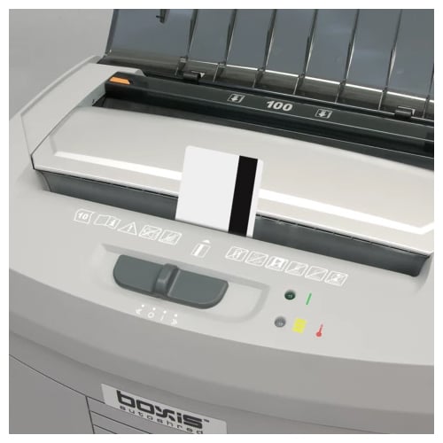 Boxis AF120 AutoShred 120-Sheet Level P-4 Micro-Cut Shredder
