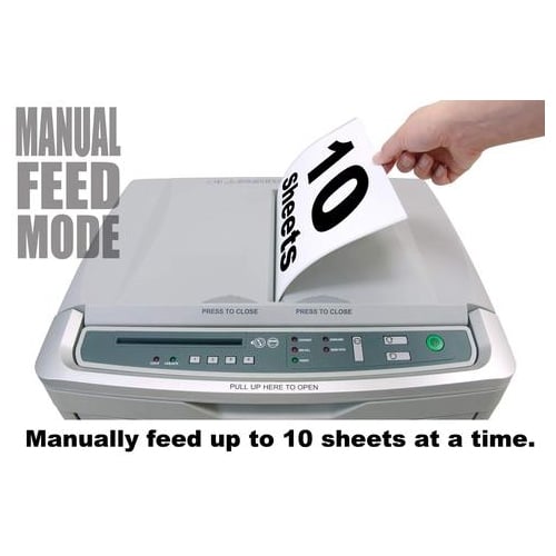 Boxis AF300A AutoShred 300-Sheet Level P-4 Micro-Cut Shredder