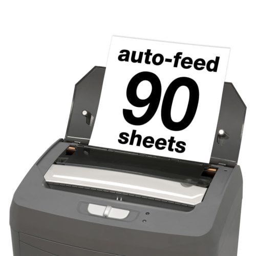 Boxis AF90 AutoShred 90-Sheet Level P-4 Micro-Cut Shredder - Discontinued
