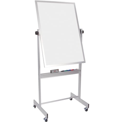 Best-Rite Deluxe Reversible Dura-Rite Whiteboard / Cork Board with Aluminum Frame