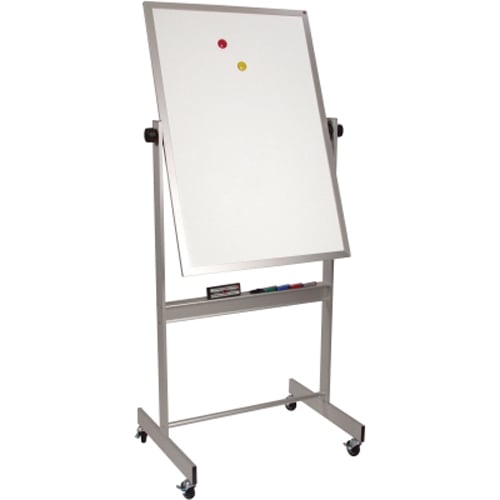 Best-Rite Deluxe Reversible 2-Sided Porcelain Whiteboard with Aluminum Frame
