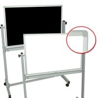 Luxor MB7240 72" x 40" Reversible Whiteboard / Chalkboard