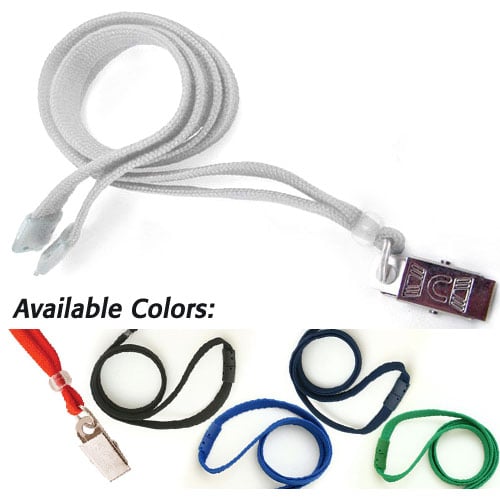 Breakaway Lanyard with Clip - 3/8" - 100pk