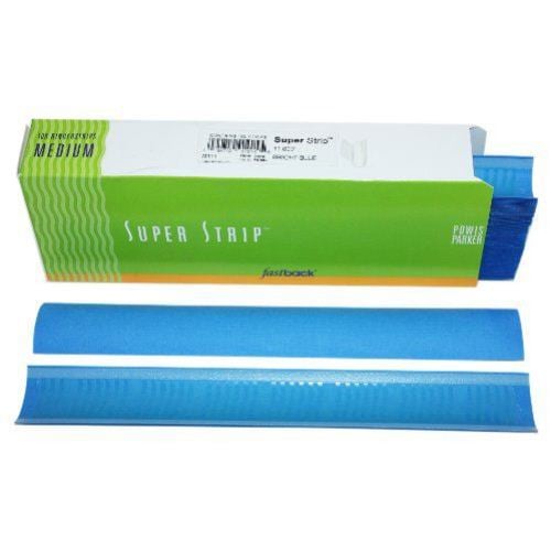 Bright Blue 11" Medium Powis Parker Fastback Super Strips (400/Case) - 56MFBBLUE