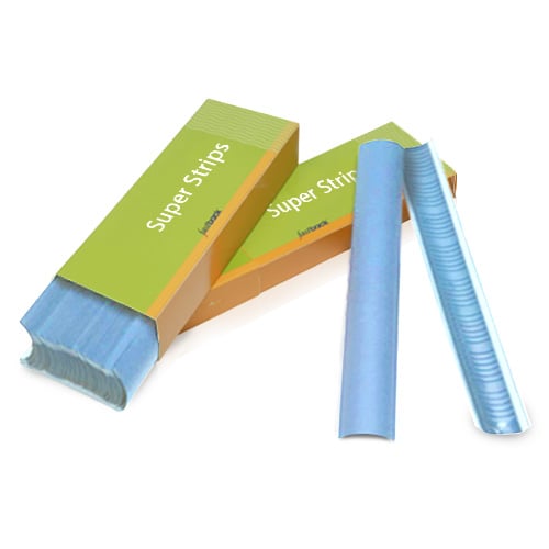 Bright Blue 11" Medium Powis Parker Fastback Super Strips (400/Case) - 56MFBBLUE