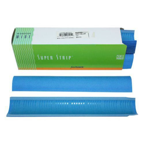 Bright Blue 11" Wide Powis Parker Fastback Super Strips (300/Case) - 56WFBBLUE