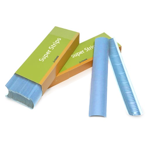Bright Blue 11" Wide Powis Parker Fastback Super Strips (300/Case) - 56WFBBLUE