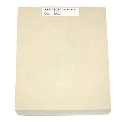 Buffalo Board 10mil Beige 8.5" x 11" Covers - 100pk - Clearance Sale