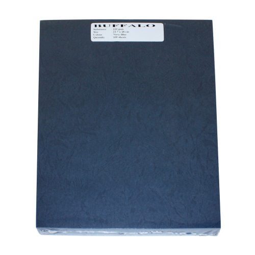 Buffalo Board 10mil Navy 8.5" x 11" Covers - 100pk