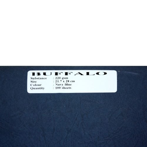 Buffalo Board 10mil Navy 8.5" x 11" Covers - 100pk