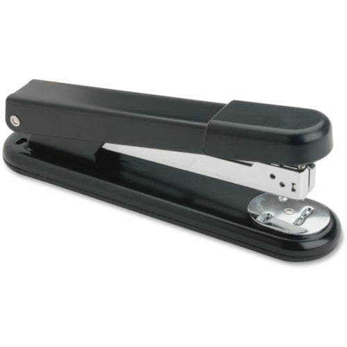 Business Source Black 20-Sheet Anti-Jam All Metal Full-Strip Stapler - BSN62836