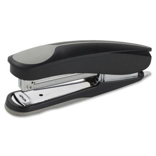 Business Source Black 20-Sheet Soft Grip Full-Strip Stapler - BSN62830