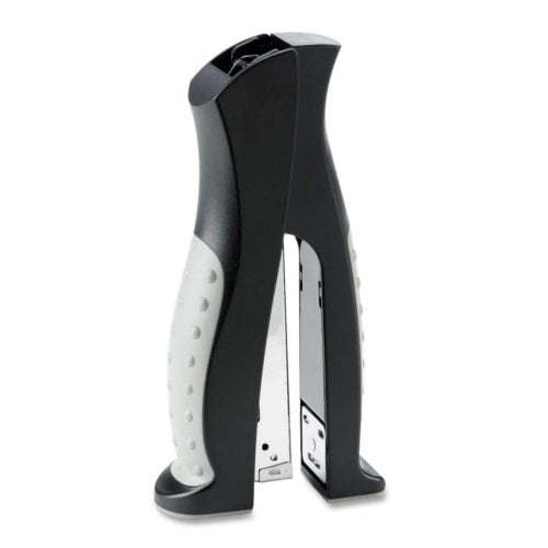 Business Source Black/Gray 20-Sheet Full-Strip Stand-Up Stapler - BSN65646