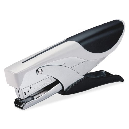 Business Source Black/Gray Cushion Grip 25-Sheet Plier Stapler - BSN28918