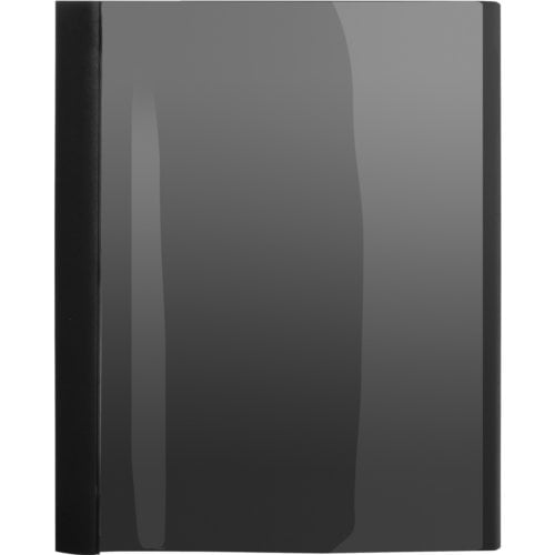 Business Source Black Letter Size Heavy Duty Clear Front Report Covers - 25pk