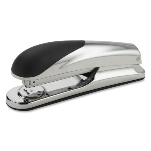 Business Source Chrome Diecast 20-Sheet Full-Strip Stapler - BSN62831