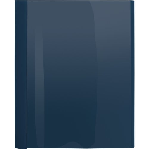 Business Source Dark Blue Letter Size Heavy Duty Clear Front Report Covers - 25pk