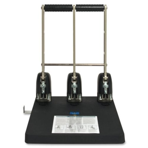 Business Source Power Manual 3-Hole Punch - 62893
