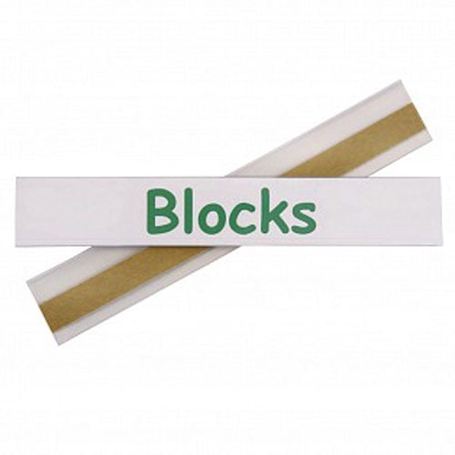 C-Line 1/2" x 3" Best Value Shelf/Bin Label Holders 50pk - CLI-87607