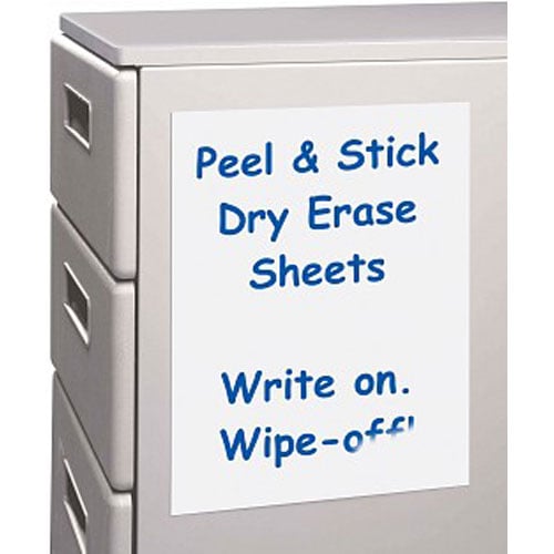 C-Line 11" x 8 1/2" Self-Stick Dry Erase Sheets 25pk - CLI-57911 - Clearance Sale