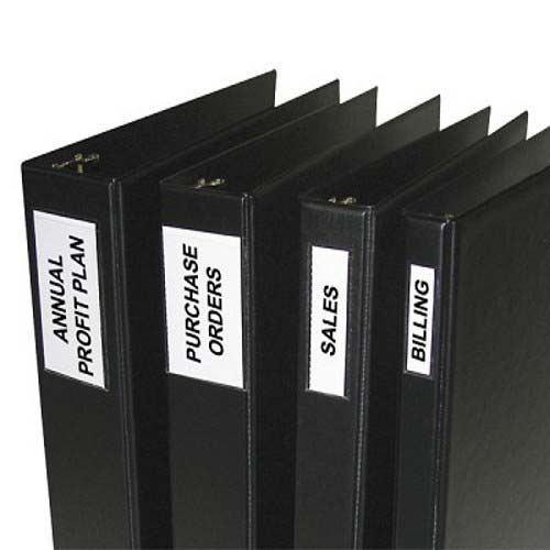 C-Line 2-1/4" x 3" Self Adhesive Ring Binder Labels 12pk - CLI-70035 - Clearance Sale