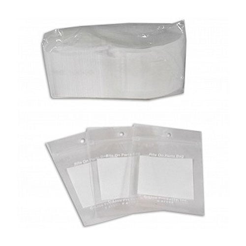 C-Line 2" x 3" Write-On Reclosable Small Parts Bags 1000pk - CLI-47223