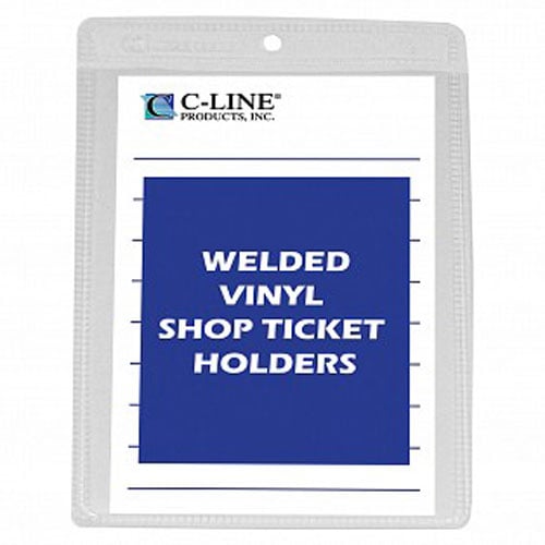 C-Line 4" x 6" Vinyl Shop Ticket Holders 50pk - CLI-80046