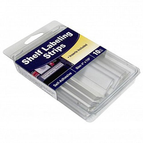 C-Line 4" x 7/8" Shelf Labeling Strips 10pk - CLI-87447 - Clearance Sale