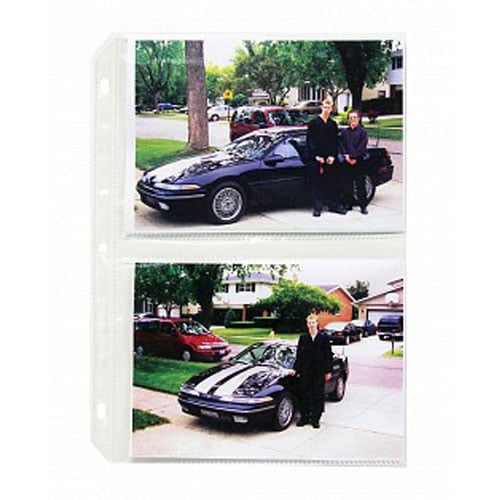 C-Line 5" x 7" Multiview Clear Polypropylene Photo Holders 50pk - CLI-52572