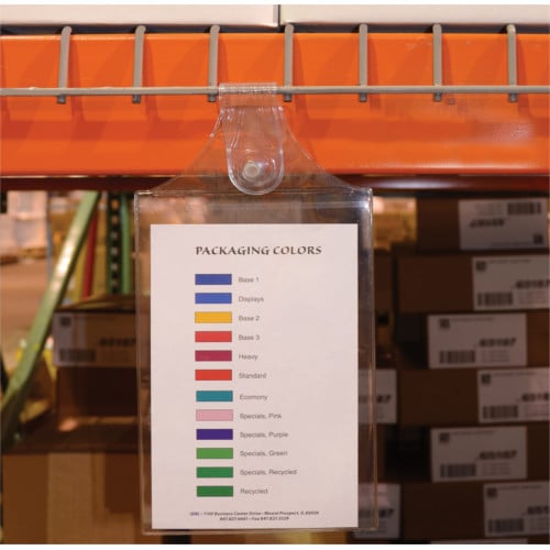 C-Line 6" x 9" Hanging Loop Shop Ticket Holders 15pk - CLI-78069