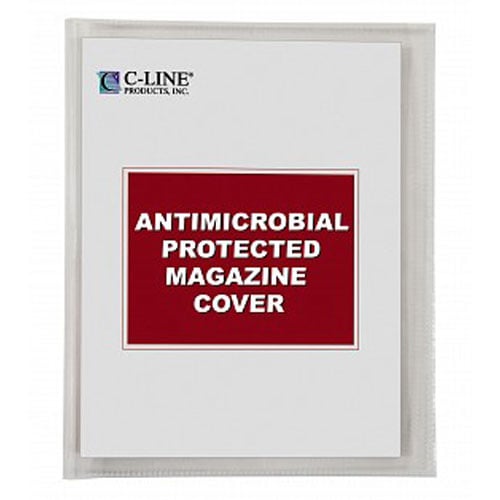 C-Line Antimicrobial Magazine Cover 25pk - CLI-56147