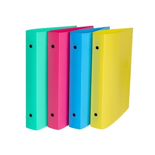 C-Line Assorted 1" Mini Size 3-Ring Poly Binder 1pk - CLI-30710