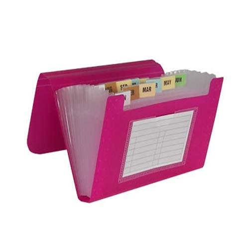 C-Line Assorted 13-Pocket Coupon Size Expanding File 12pk - CLI-58410