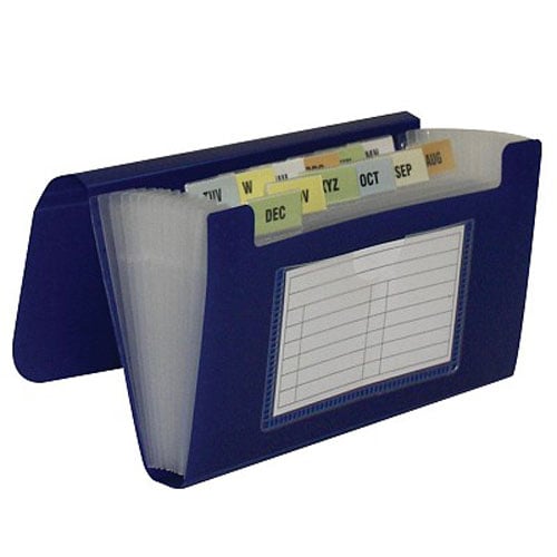 C-Line Assorted 13-Pocket Coupon Size Expanding File 12pk - CLI-58410