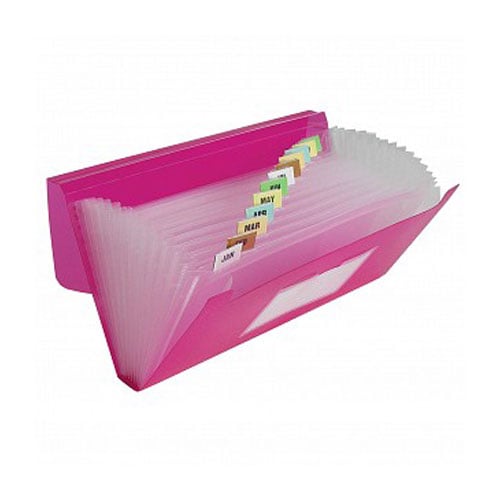 C-Line Assorted 13-Pocket Junior Size Expanding File 12pk - CLI-58710