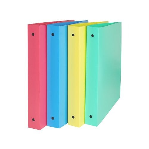 C-Line Assorted 3-Ring Poly 1" Capacity Binder 24pk - CLI-31710