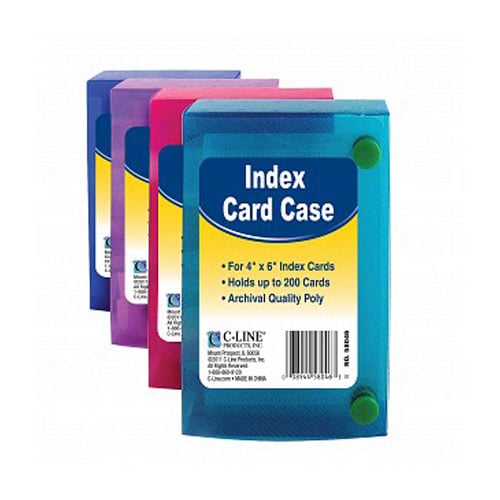 C-Line Assorted 4" x 6" Index Card Case 24pk - CLI-58046