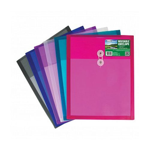 C-Line Assorted Biodegradable Envelope w/ Top String Closure - 24/PK (Discontinued)