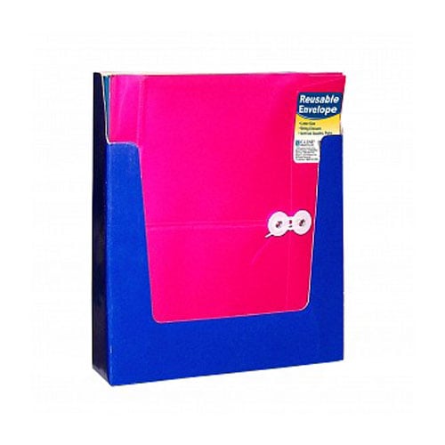 C-Line Assorted Poly Envelope Side Load w/ String Closure 24pk - CLI-58010