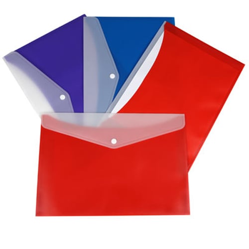 C-Line Assorted Snap 'N Go Reusable Poly Envelopes 24pk - CLI-99366 - Clearance Sale