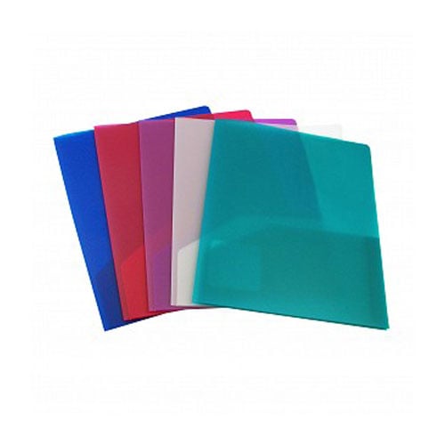 C-Line Assorted Two-Pocket Heavyweight Poly Portfolio - 36/PK (Discontinued)