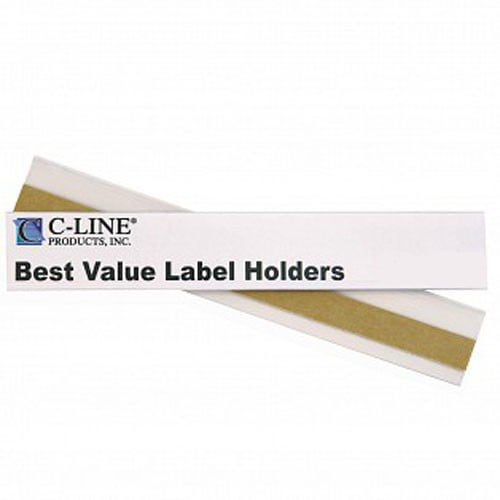 C-Line Best Value Shelf/Bin Label Holders - 50/PK