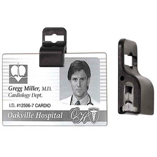 C-Line Black Badge Attachment Clip - 100/BX