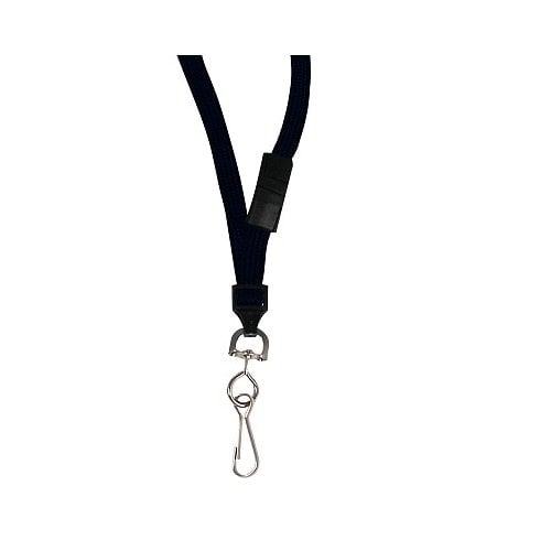C-Line Black Breakaway Lanyards with Swivel Hook 12pk - CLI-89511 - Clearance Sale