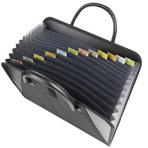 C-Line Black Expanding File with Handles - CLI-48211 - Clearance Sale
