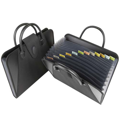 C-Line Black Expanding File with Handles - CLI-48211 - Clearance Sale