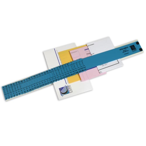 C-Line Blue 2 1/2" x 23 1/2" All-Purpose Left-Handed Sorters 1pk - CLI-30515