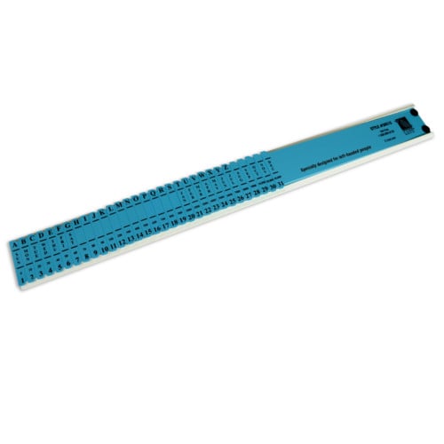 C-Line Blue 2 1/2" x 23 1/2" All-Purpose Left-Handed Sorters 1pk - CLI-30515