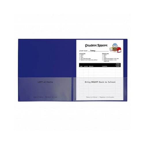 C-Line Classroom Connector School-To-Home Two-Pocket Folder
