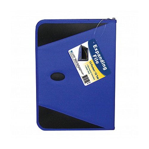 C-Line Blue Expanding File with Zipper - CLI-48105 - Clearance Sale